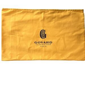 Goyard Paris Authentic Dust Drawstring Bag 13x 21.5